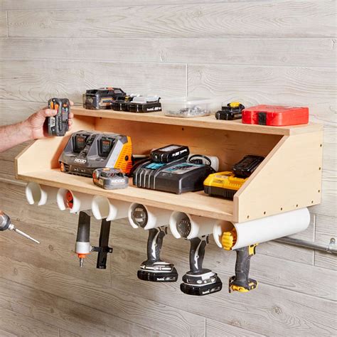 tool storage shelves